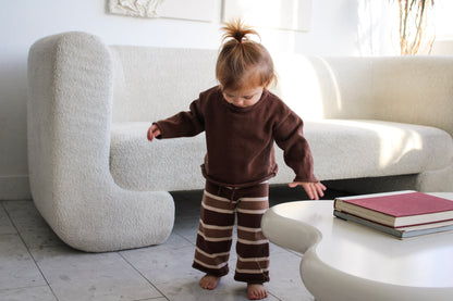 HARVEST STRIPE KNIT SET