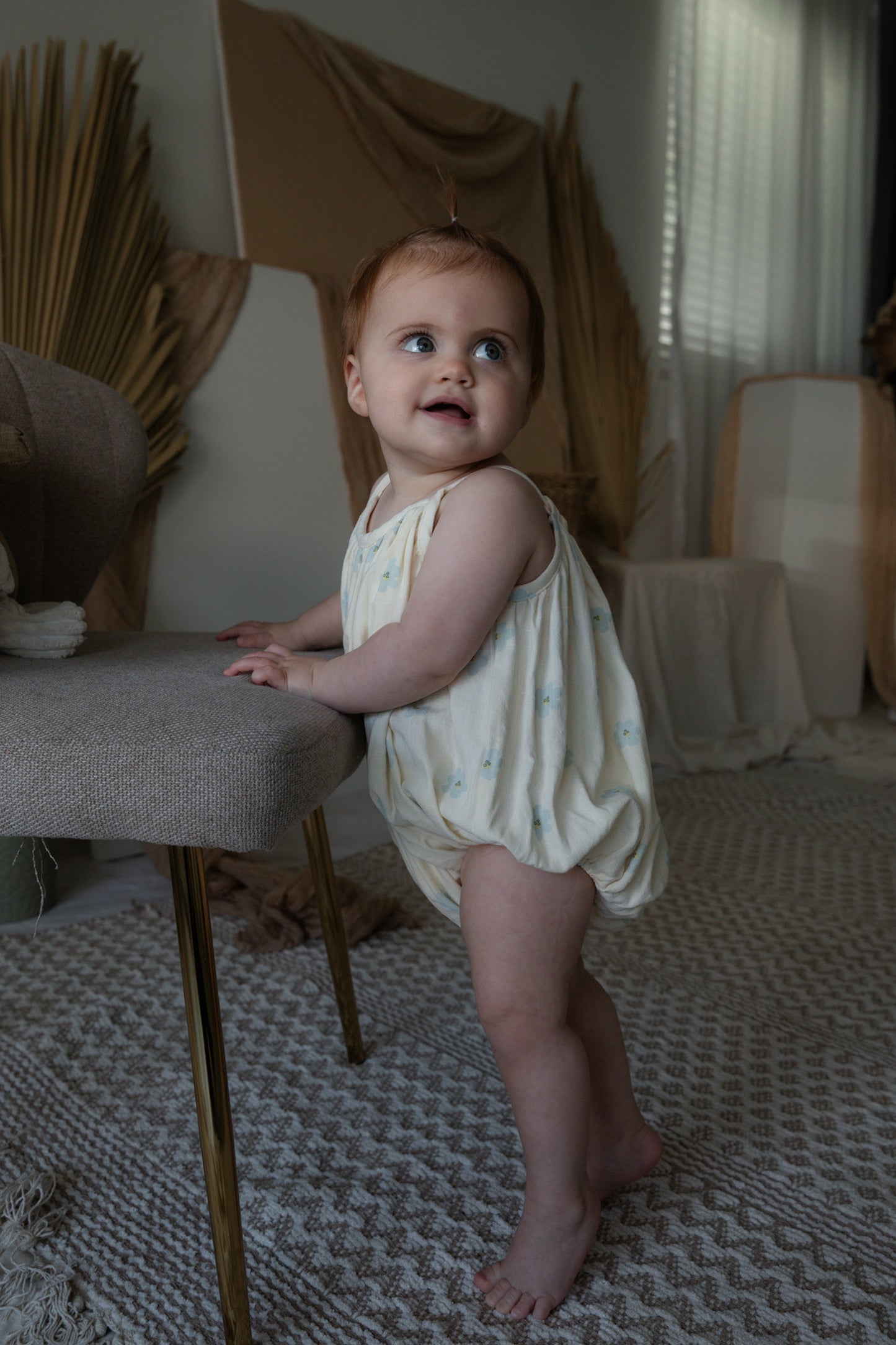 Camille Bleu Romper