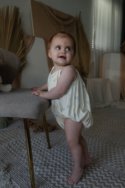 Camille Bleu Romper