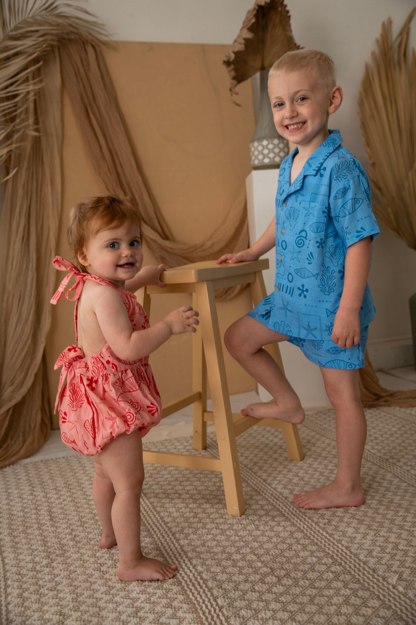 OCEANO BUTTON-UP SET