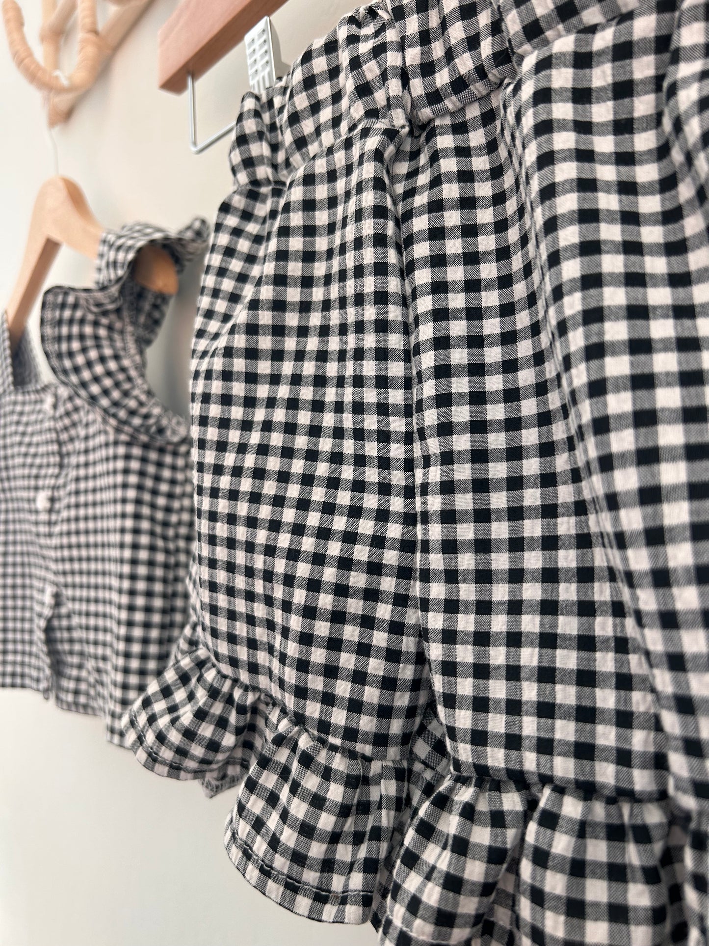 The Margot Set - Black and White Gingham