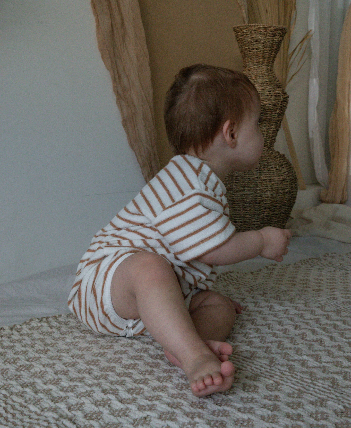 Boardwalk Romper - Toffee