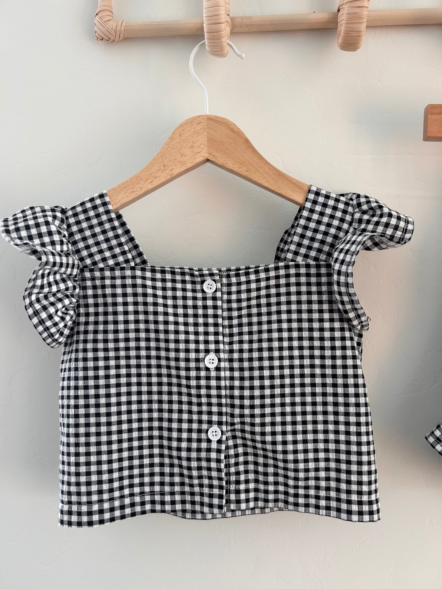 The Margot Set - Black and White Gingham