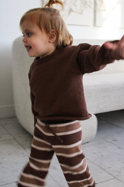 HARVEST STRIPE KNIT SET