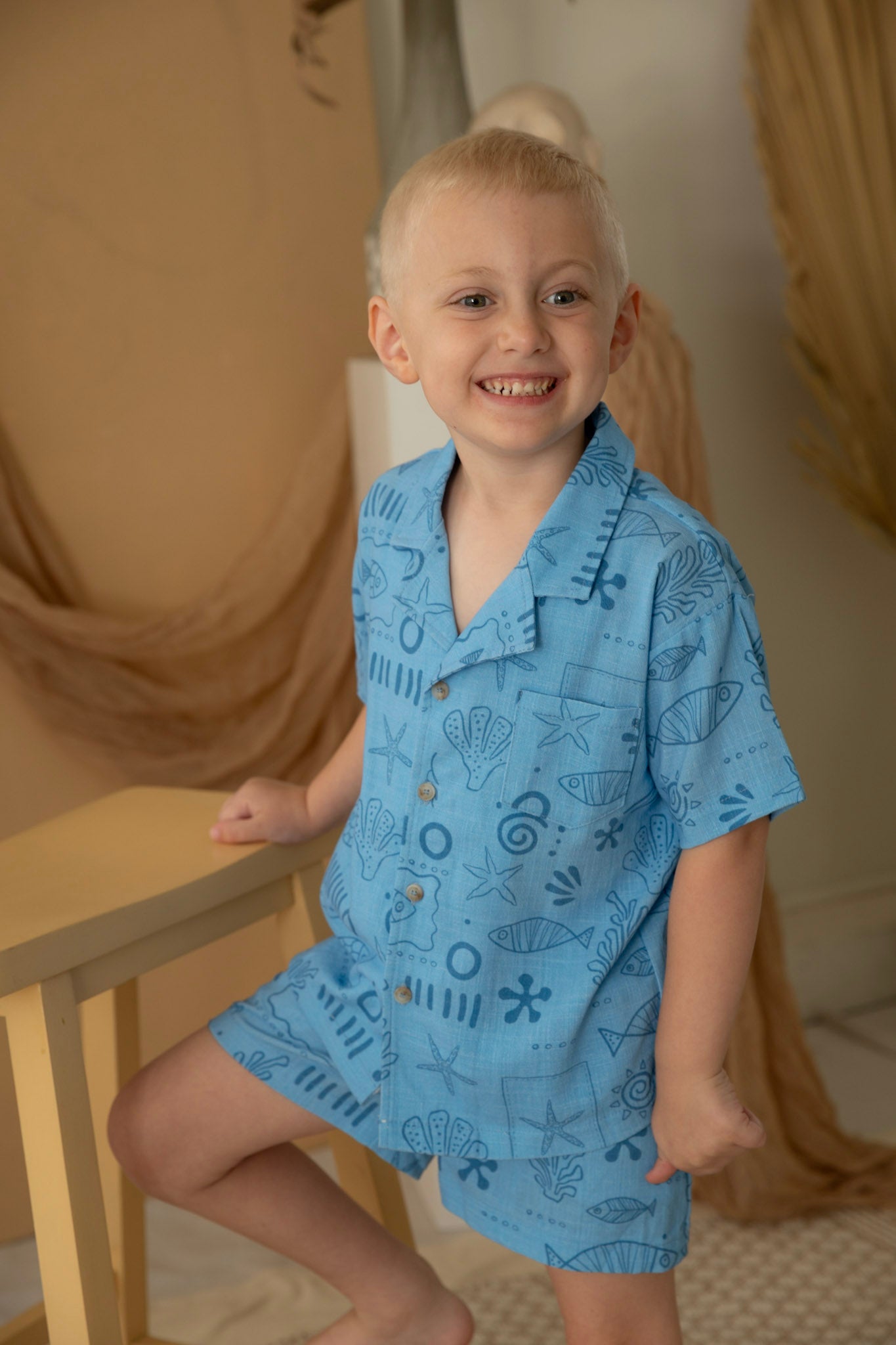 Oceano Button-Up Set