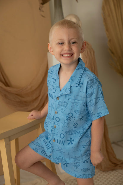 Oceano Button-Up Set