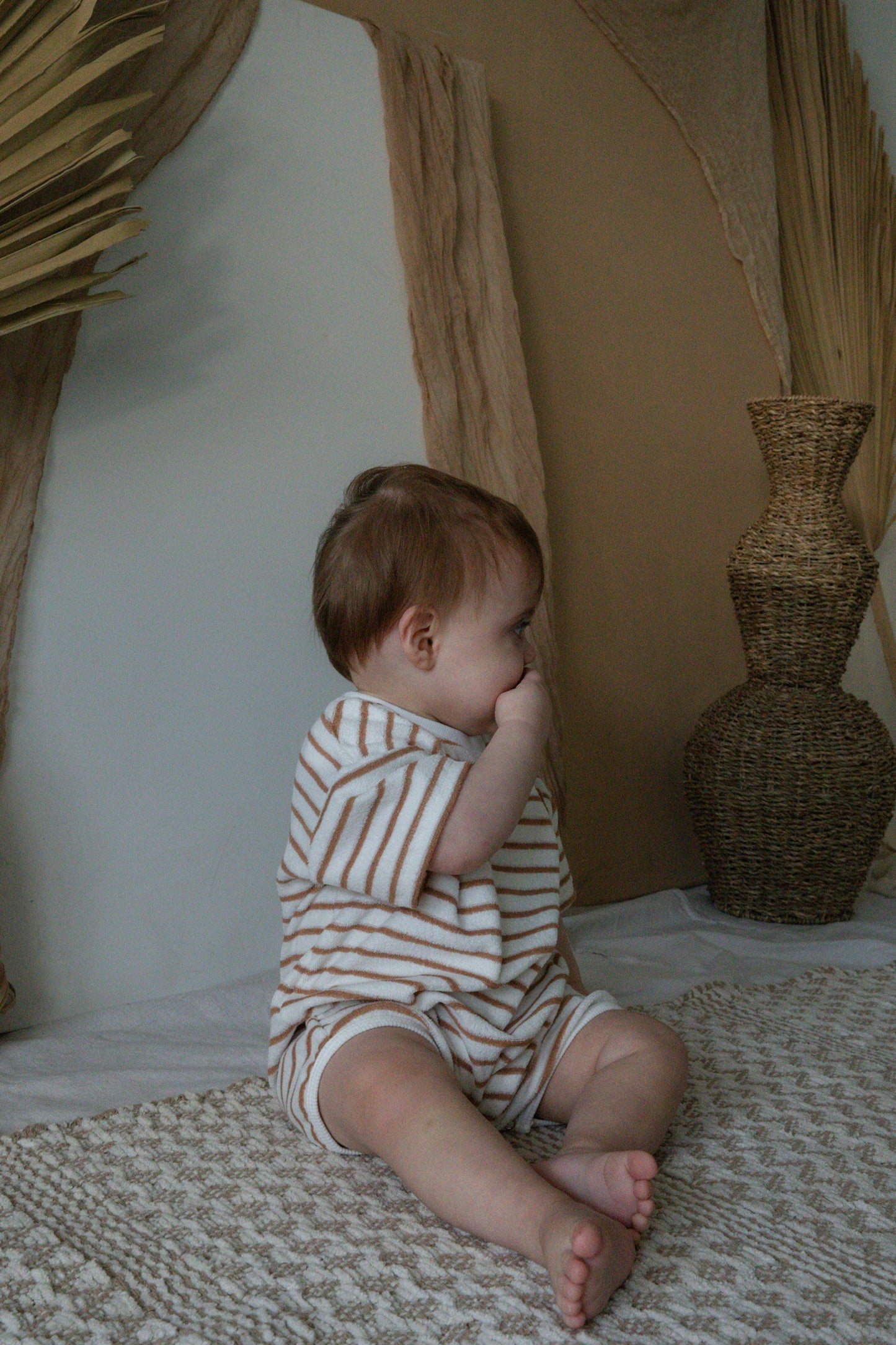Boardwalk Romper - Toffee