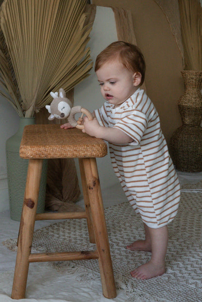 Boardwalk Romper - Toffee