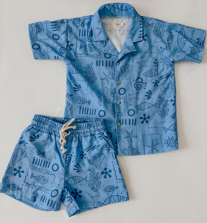 Oceano Button-Up Set