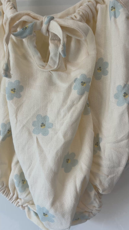 Camille Bleu Romper